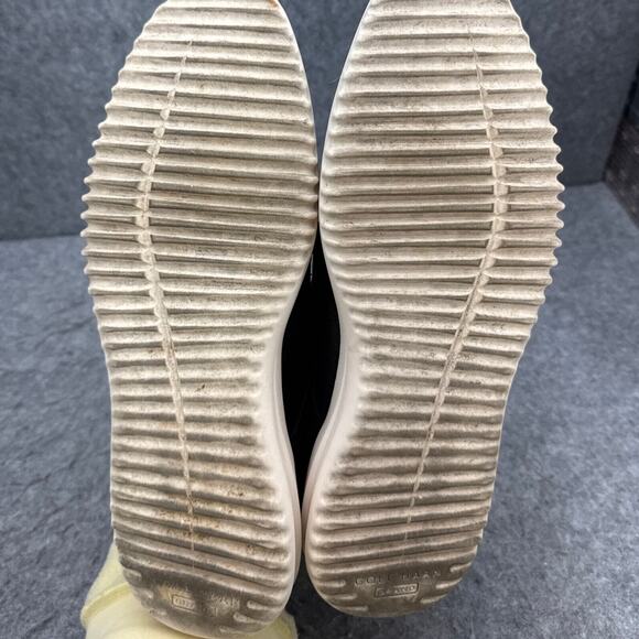 Cole Haan Grand Black Leather Lace Up Oxford Sneaker Shoe Men 10.5 - Picture 8 of 8